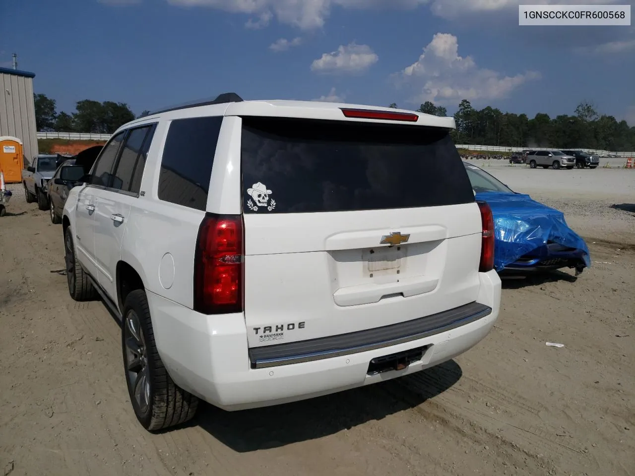 2015 Chevrolet Tahoe C1500 Ltz VIN: 1GNSCCKC0FR600568 Lot: 68003184