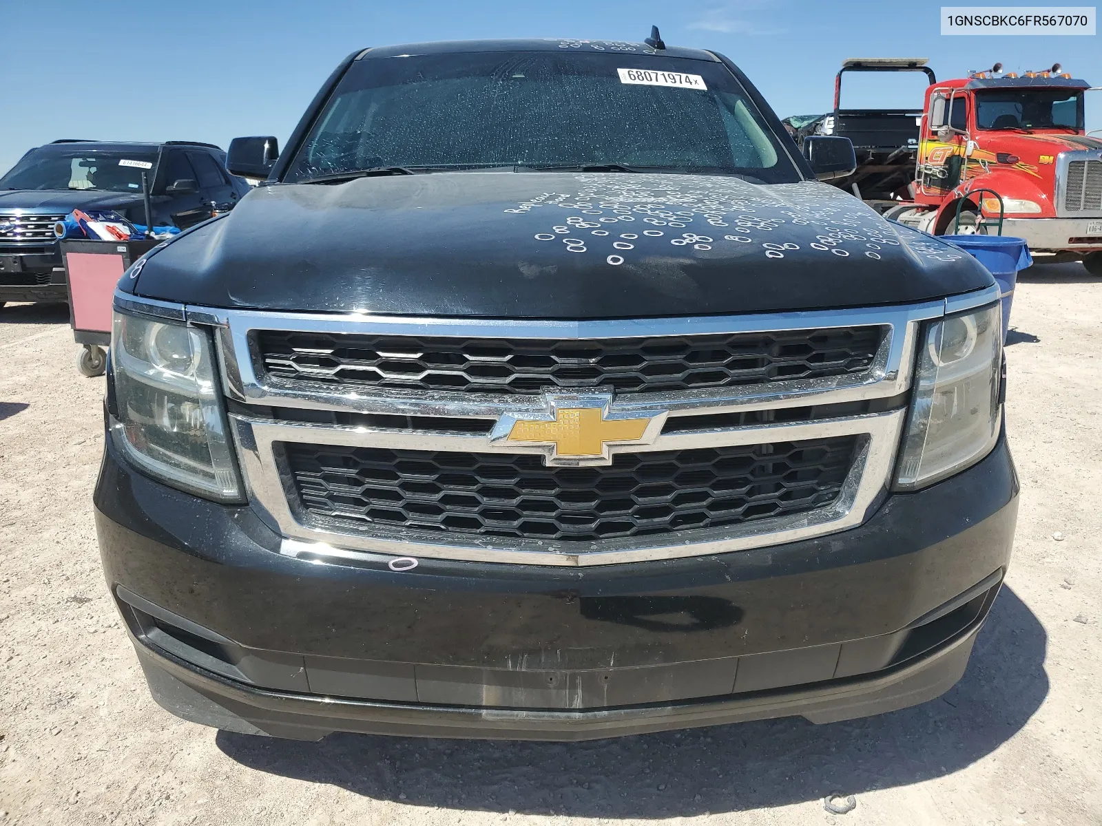 2015 Chevrolet Tahoe C1500 Lt VIN: 1GNSCBKC6FR567070 Lot: 68071974