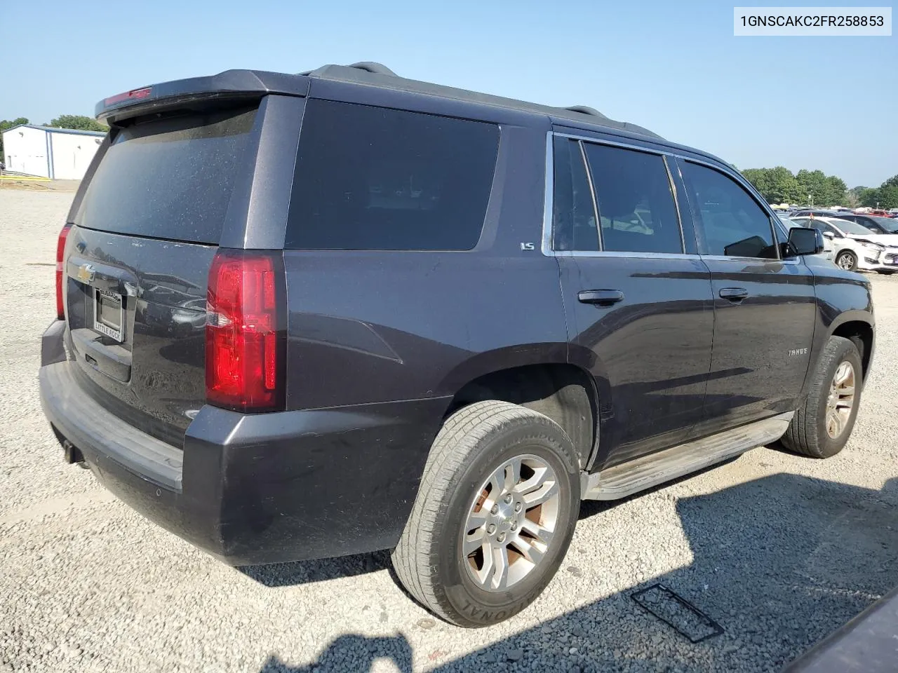 2015 Chevrolet Tahoe C1500 Ls VIN: 1GNSCAKC2FR258853 Lot: 69254774