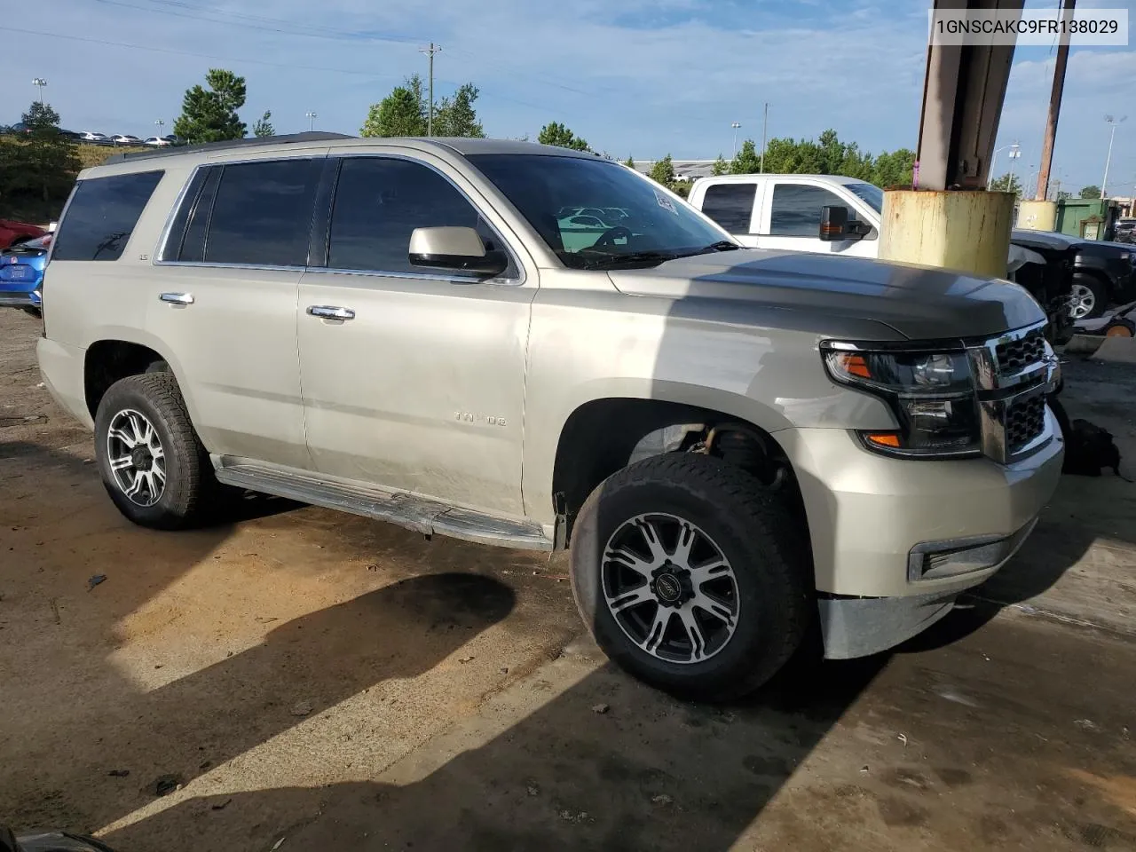 2015 Chevrolet Tahoe C1500 Ls VIN: 1GNSCAKC9FR138029 Lot: 70246914