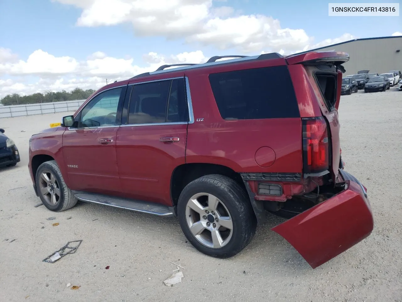 2015 Chevrolet Tahoe K1500 Ltz VIN: 1GNSKCKC4FR143816 Lot: 71917274