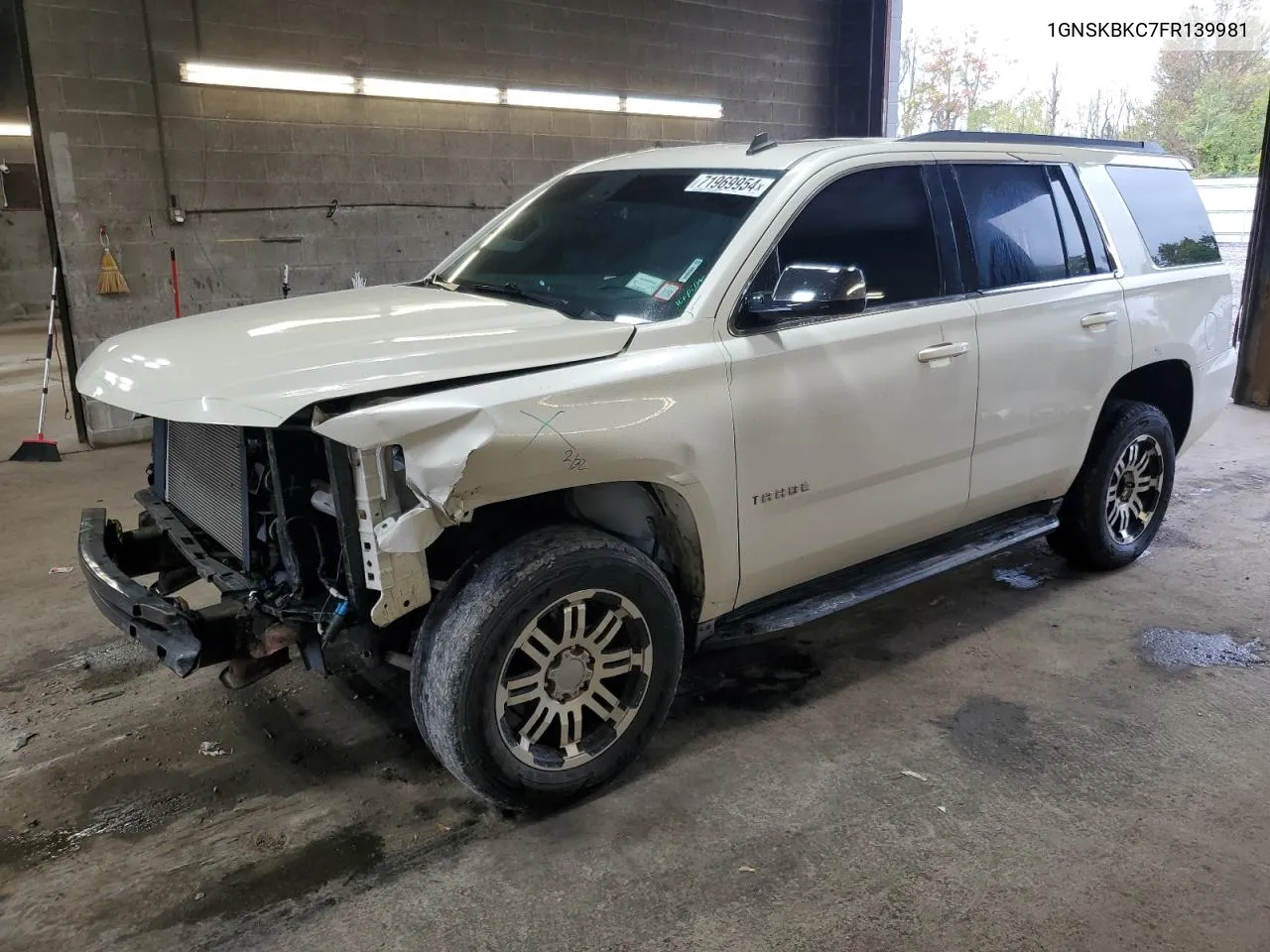 2015 Chevrolet Tahoe K1500 Lt VIN: 1GNSKBKC7FR139981 Lot: 71969954