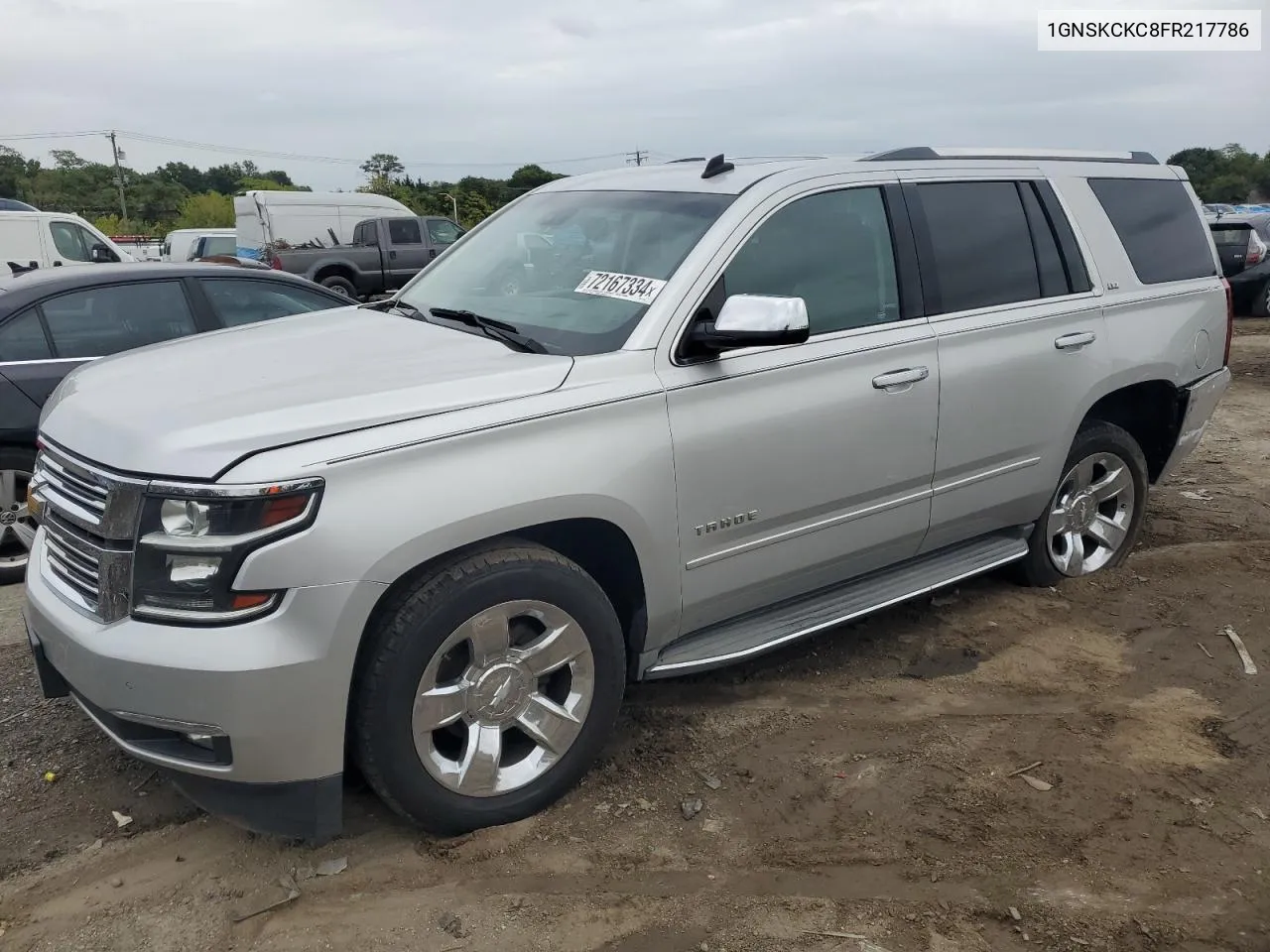 2015 Chevrolet Tahoe K1500 Ltz VIN: 1GNSKCKC8FR217786 Lot: 72167334