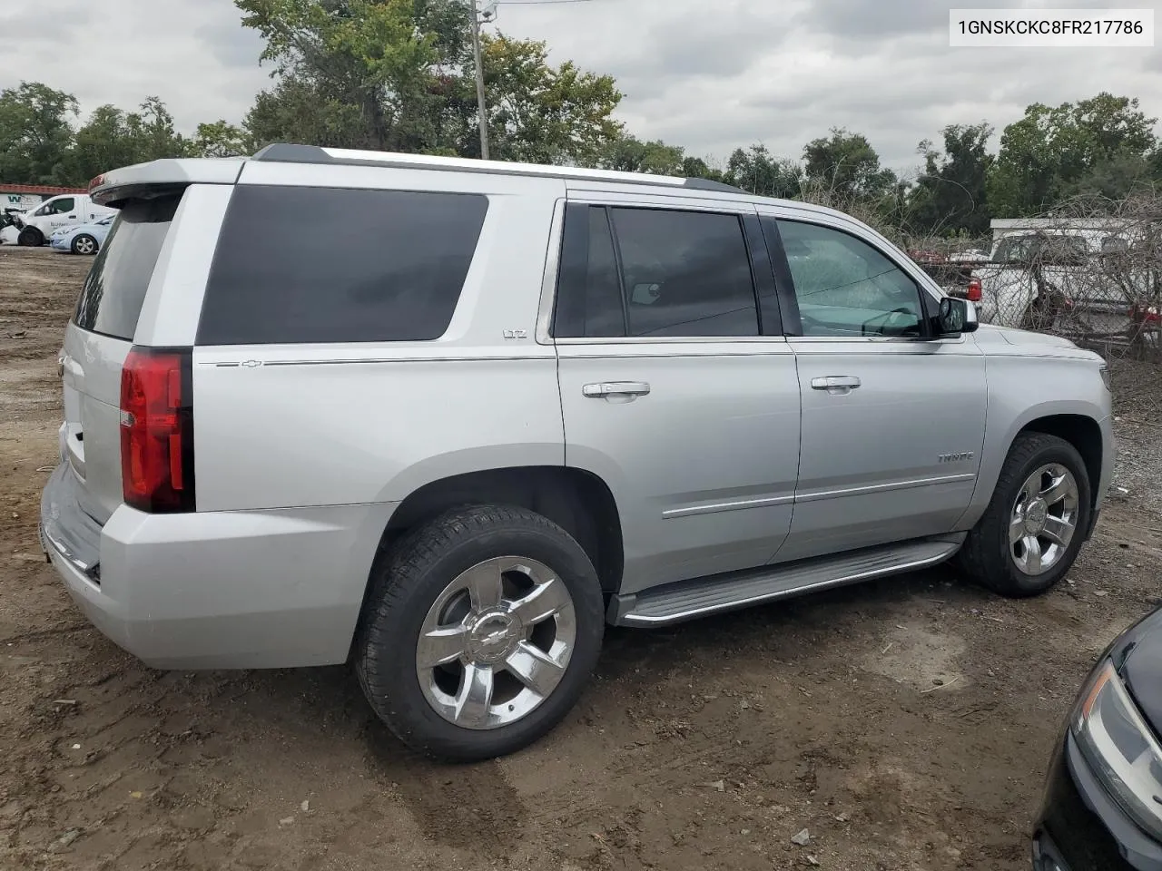 2015 Chevrolet Tahoe K1500 Ltz VIN: 1GNSKCKC8FR217786 Lot: 72167334