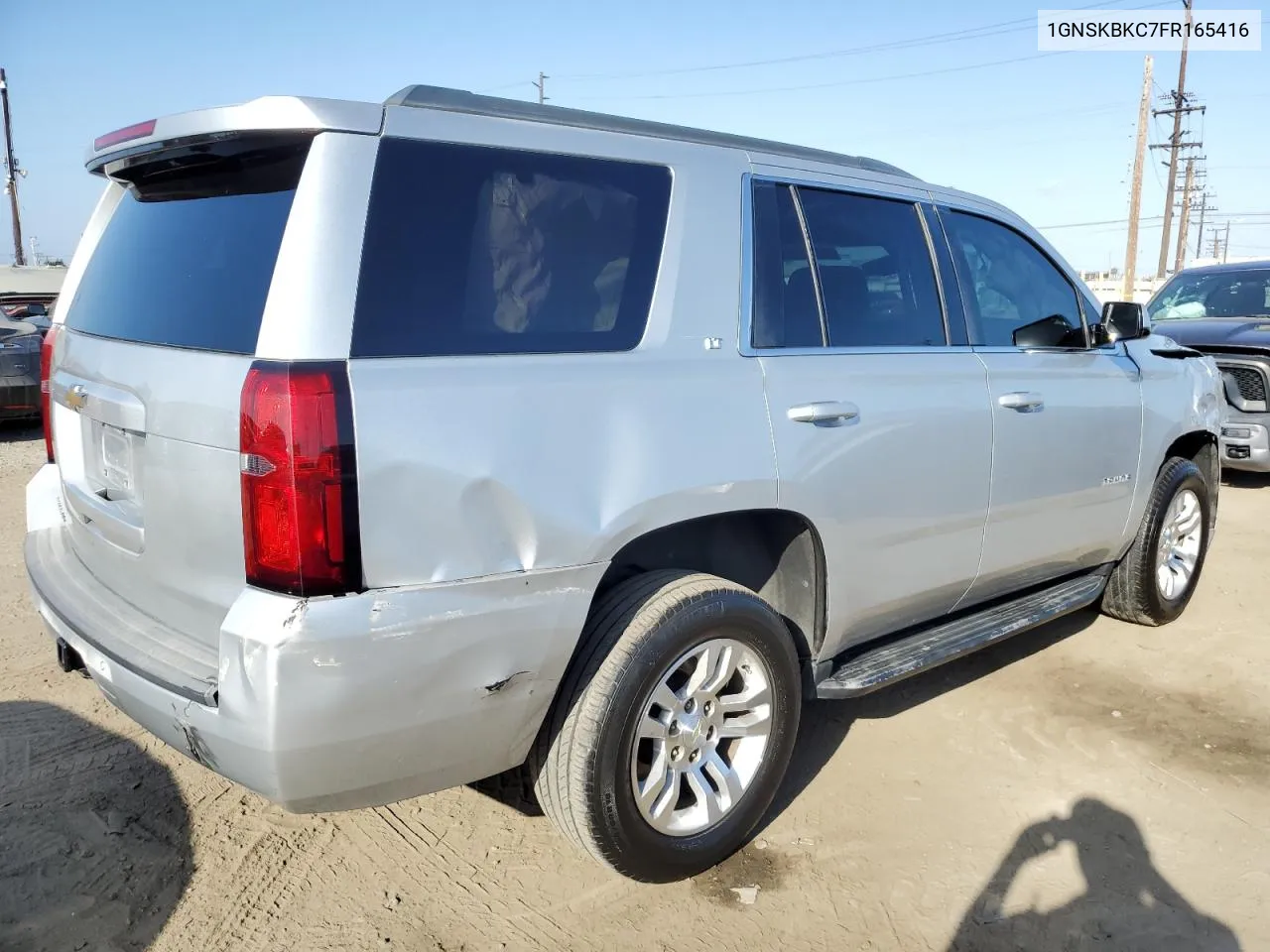 2015 Chevrolet Tahoe K1500 Lt VIN: 1GNSKBKC7FR165416 Lot: 72233514