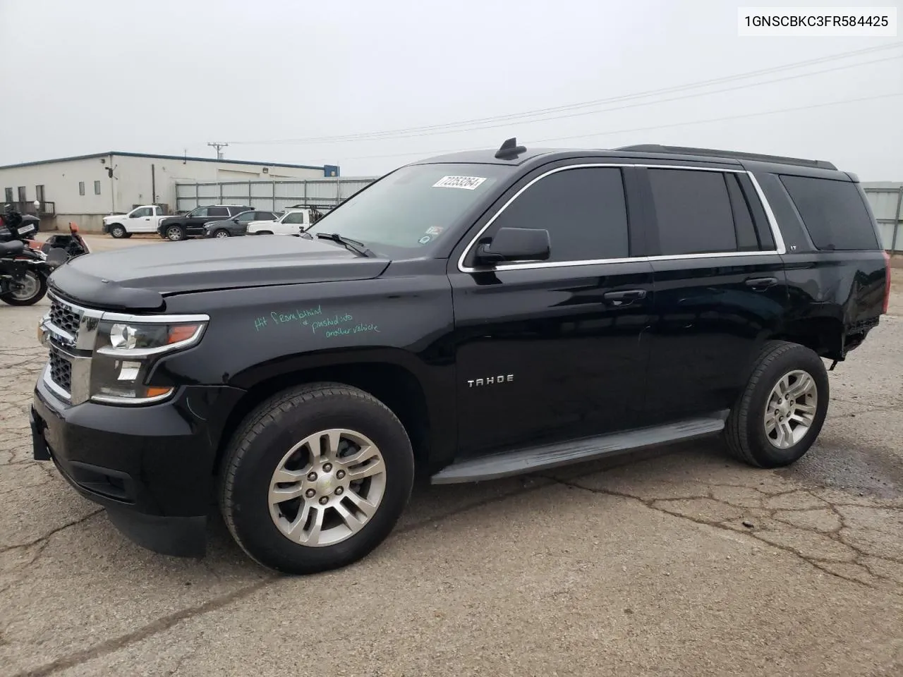 2015 Chevrolet Tahoe C1500 Lt VIN: 1GNSCBKC3FR584425 Lot: 72253264