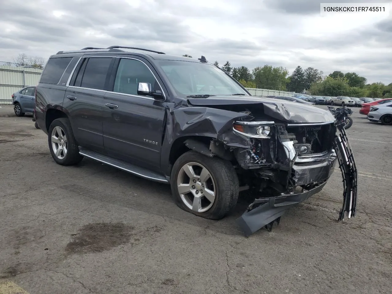 2015 Chevrolet Tahoe K1500 Ltz VIN: 1GNSKCKC1FR745511 Lot: 72308994