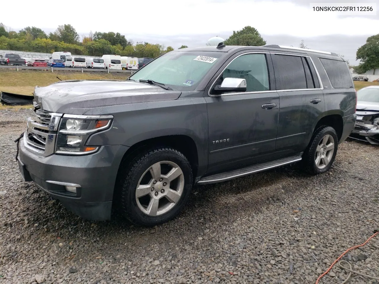 2015 Chevrolet Tahoe K1500 Ltz VIN: 1GNSKCKC2FR112256 Lot: 72422014