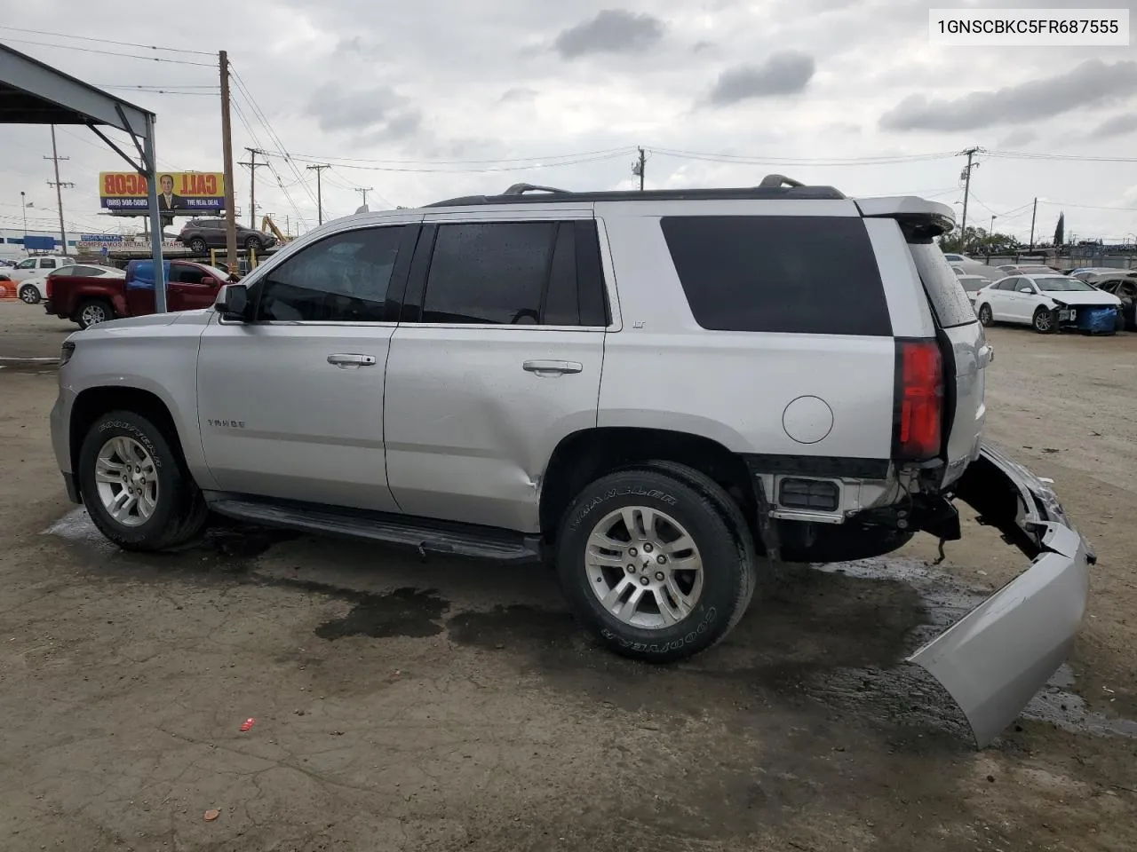 2015 Chevrolet Tahoe C1500 Lt VIN: 1GNSCBKC5FR687555 Lot: 72445144