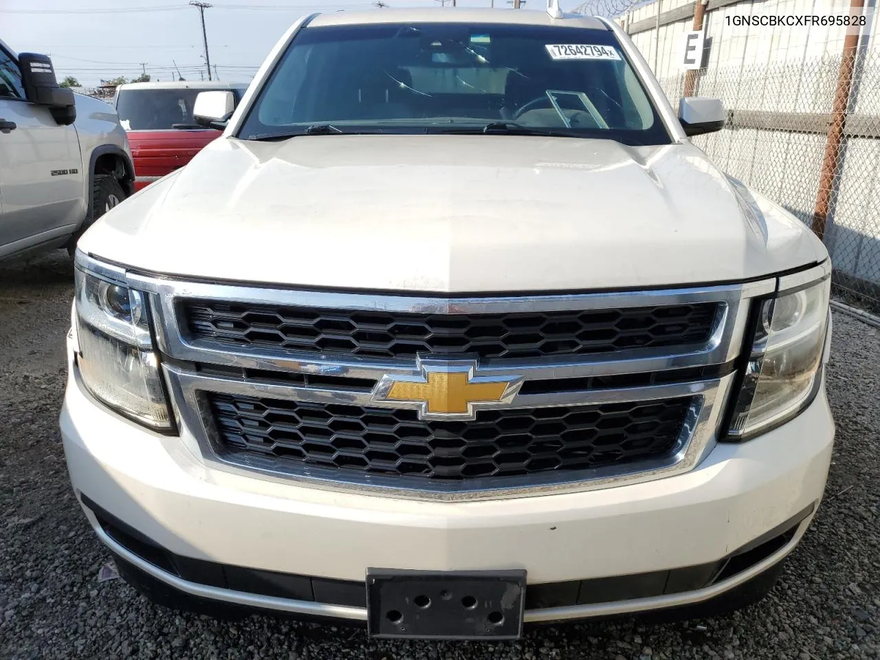 2015 Chevrolet Tahoe C1500 Lt VIN: 1GNSCBKCXFR695828 Lot: 72642794