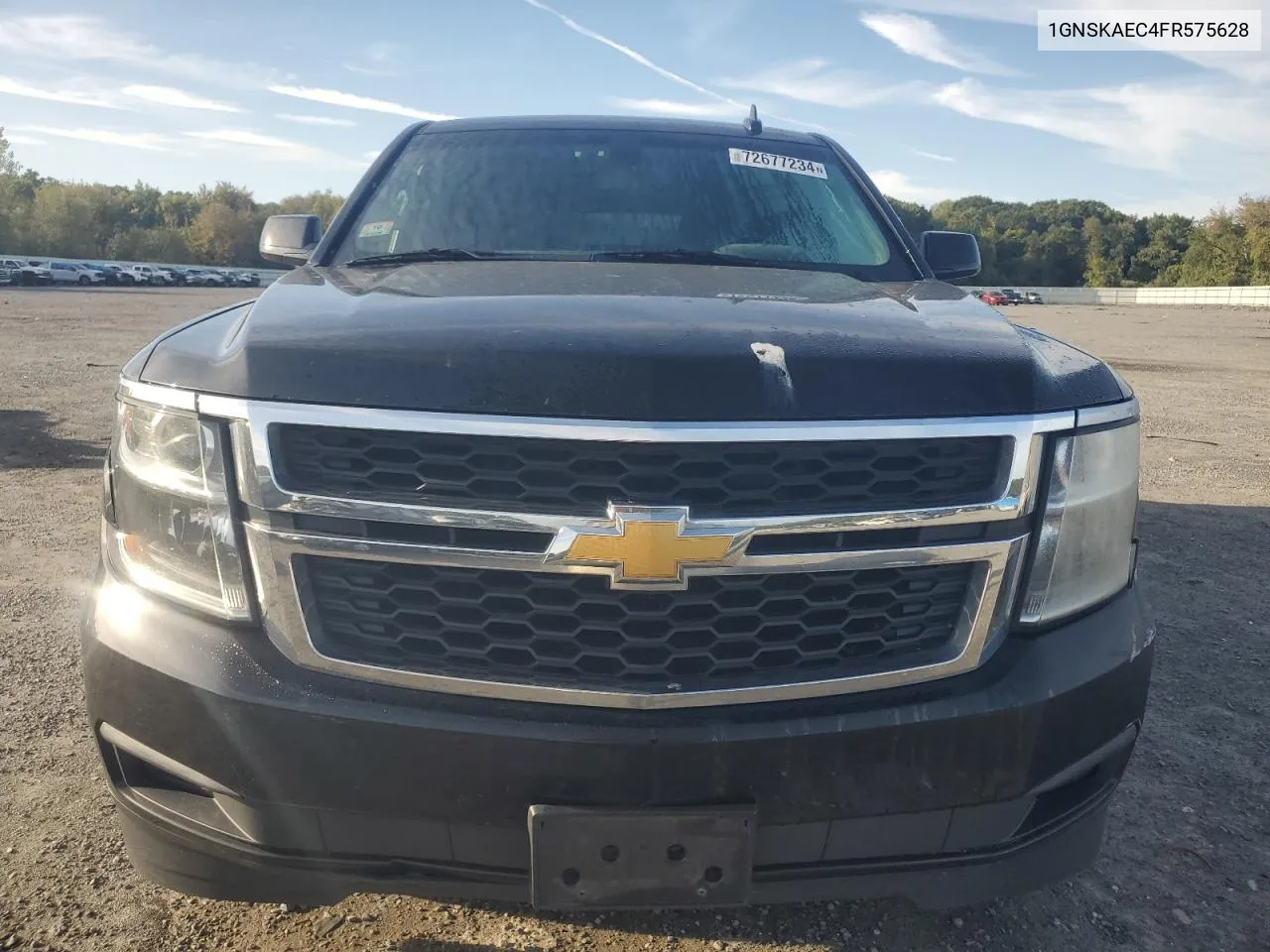 2015 Chevrolet Tahoe K1500 Ls VIN: 1GNSKAEC4FR575628 Lot: 72677234