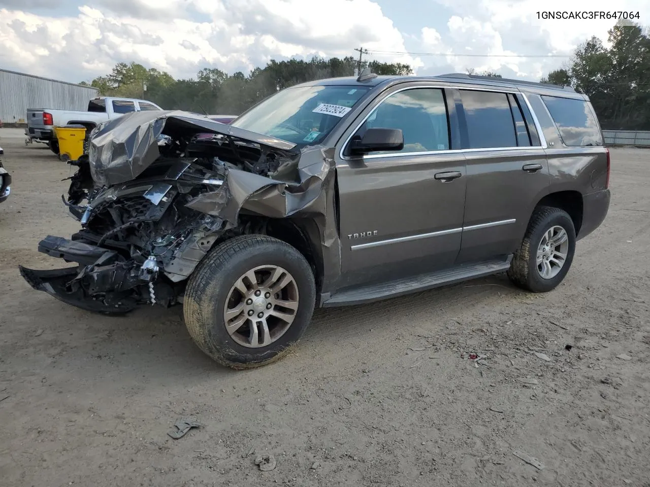 1GNSCAKC3FR647064 2015 Chevrolet Tahoe C1500 Ls