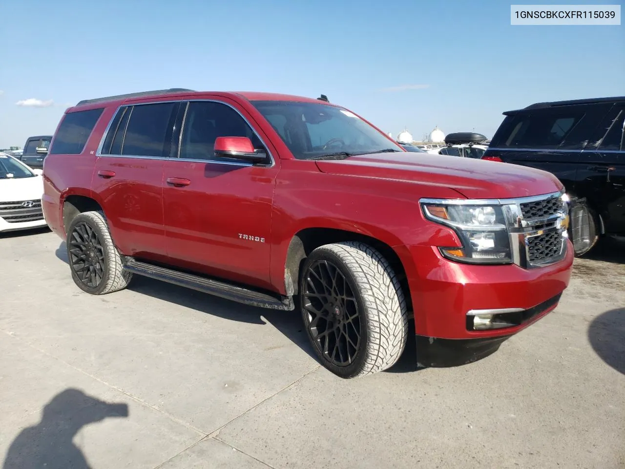 2015 Chevrolet Tahoe C1500 Lt VIN: 1GNSCBKCXFR115039 Lot: 72977444