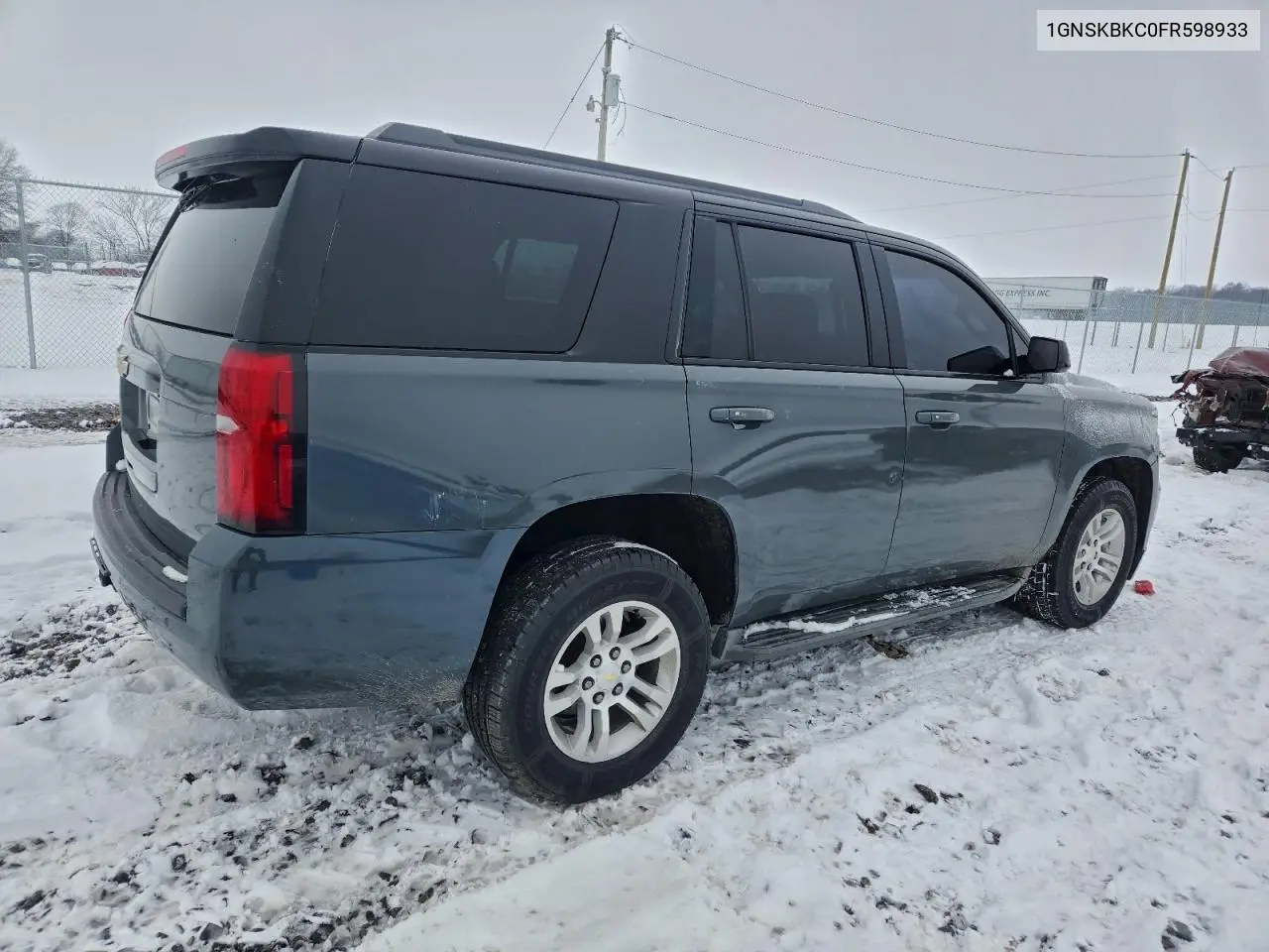 1GNSKBKC0FR598933 2015 Chevrolet Tahoe K1500 Lt