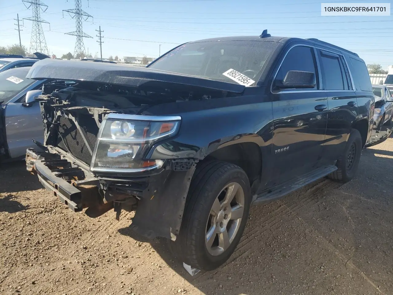 1GNSKBKC9FR641701 2015 Chevrolet Tahoe K1500 Lt