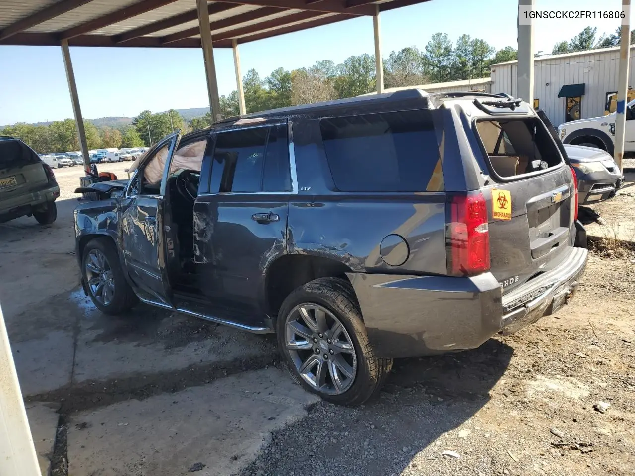 1GNSCCKC2FR116806 2015 Chevrolet Tahoe C1500 Ltz