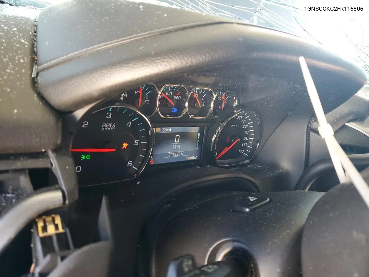 1GNSCCKC2FR116806 2015 Chevrolet Tahoe C1500 Ltz