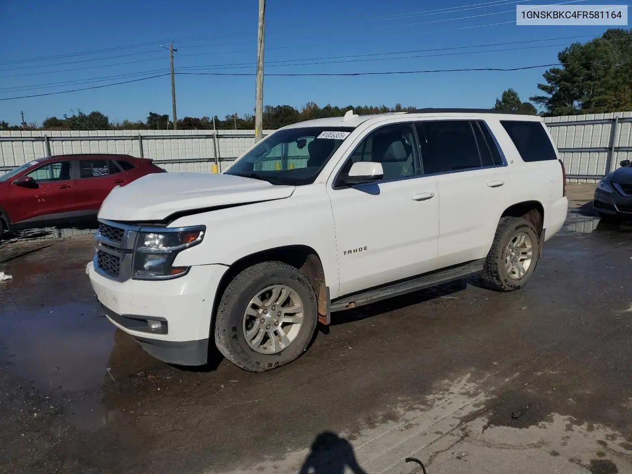 1GNSKBKC4FR581164 2015 Chevrolet Tahoe K1500 Lt
