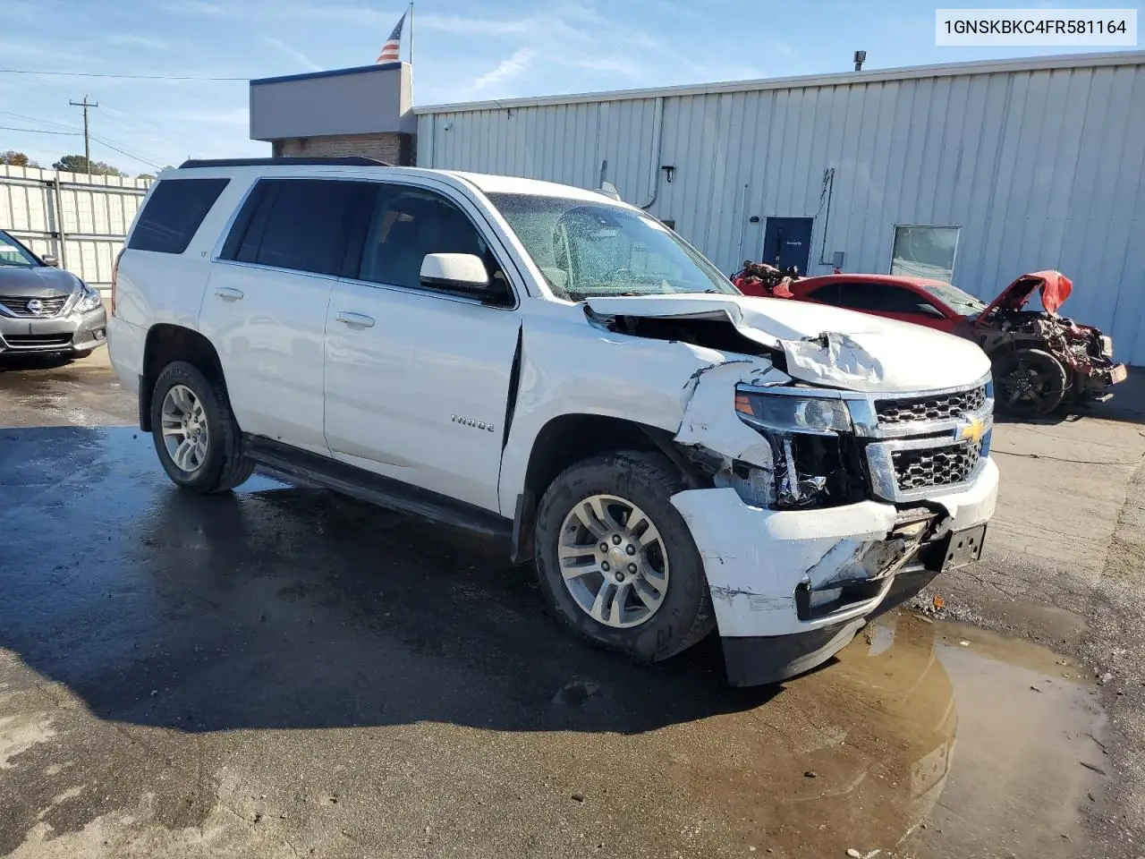 1GNSKBKC4FR581164 2015 Chevrolet Tahoe K1500 Lt
