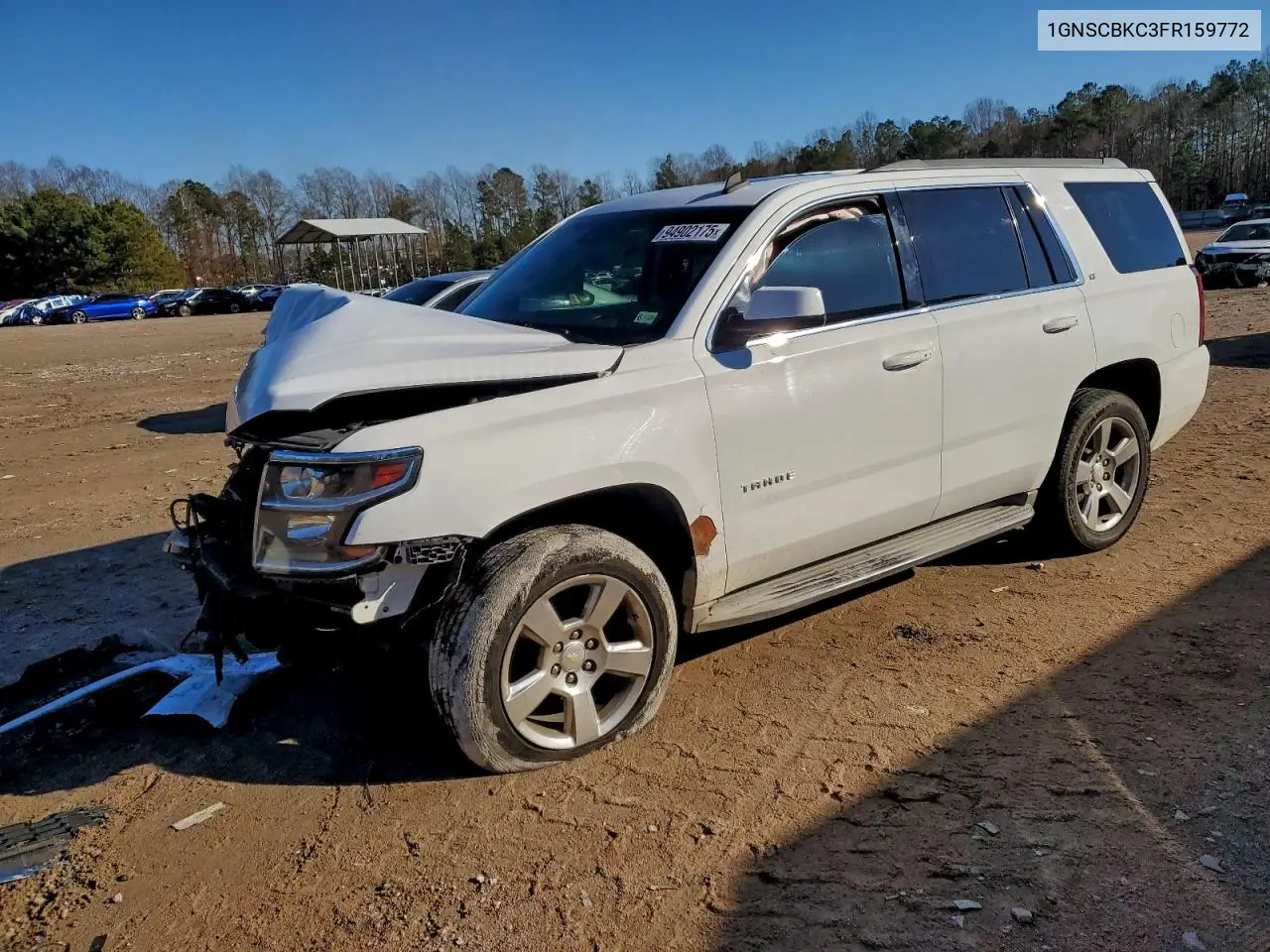 1GNSCBKC3FR159772 2015 Chevrolet Tahoe C1500 Lt