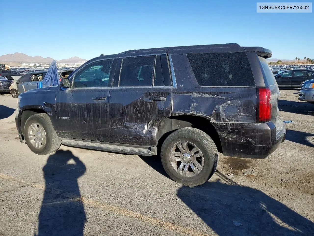 1GNSCBKC5FR726502 2015 Chevrolet Tahoe C1500 Lt