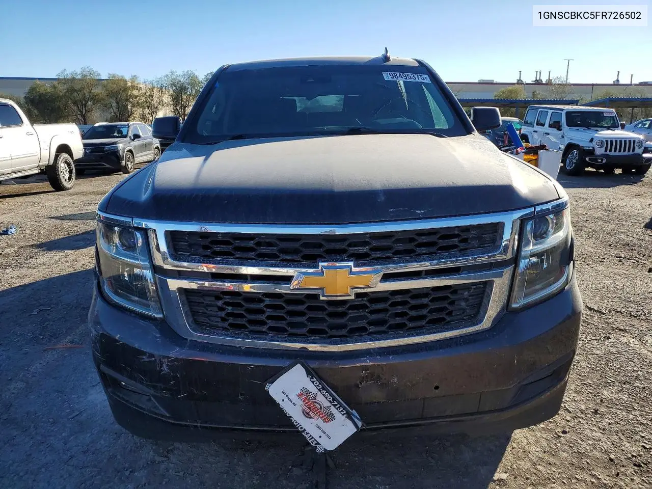 1GNSCBKC5FR726502 2015 Chevrolet Tahoe C1500 Lt