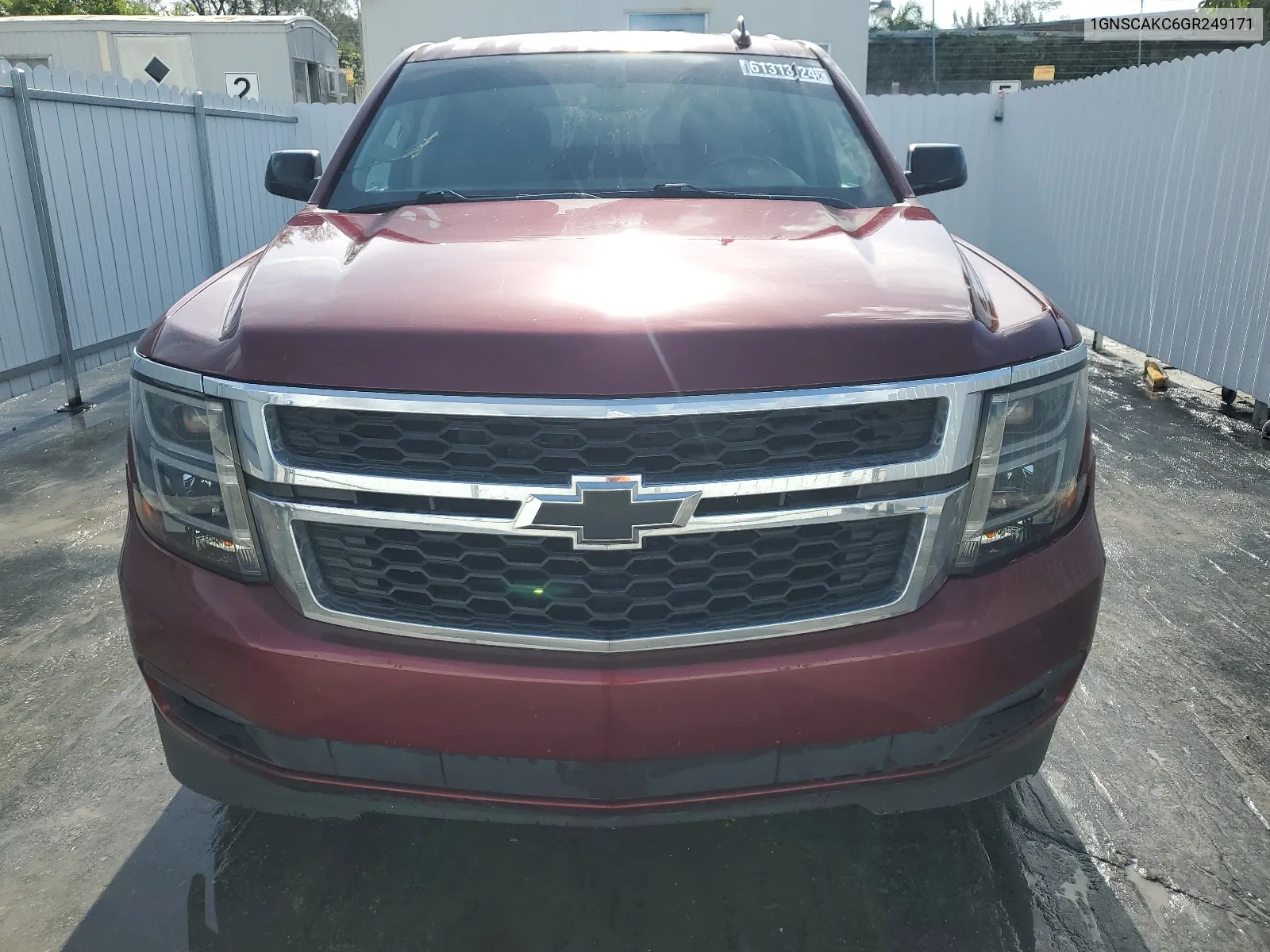 2016 Chevrolet Tahoe C1500 Ls VIN: 1GNSCAKC6GR249171 Lot: 61313724