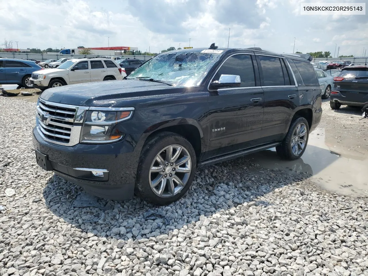 1GNSKCKC2GR295143 2016 Chevrolet Tahoe K1500 Ltz