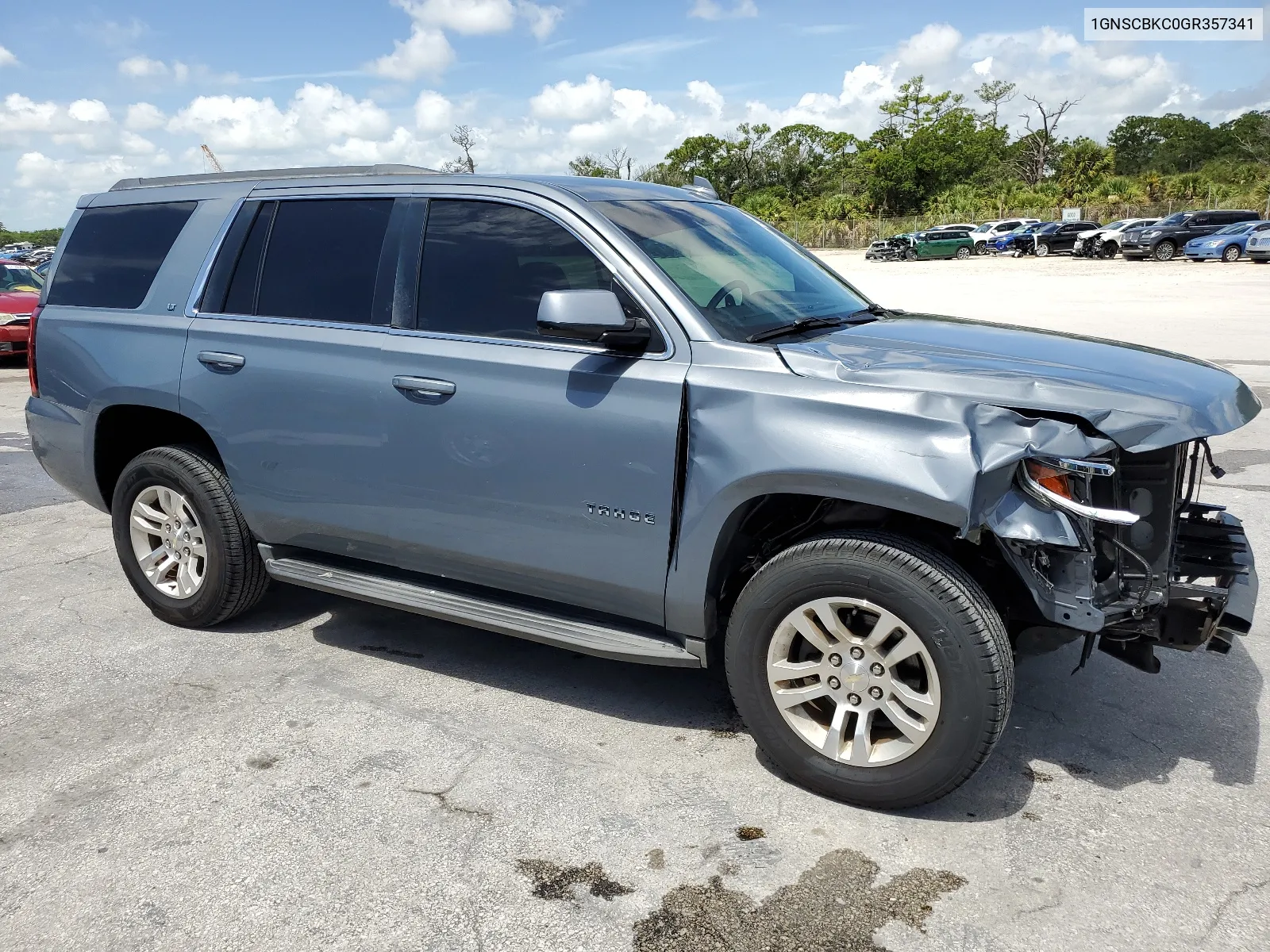 2016 Chevrolet Tahoe C1500 Lt VIN: 1GNSCBKC0GR357341 Lot: 63082744