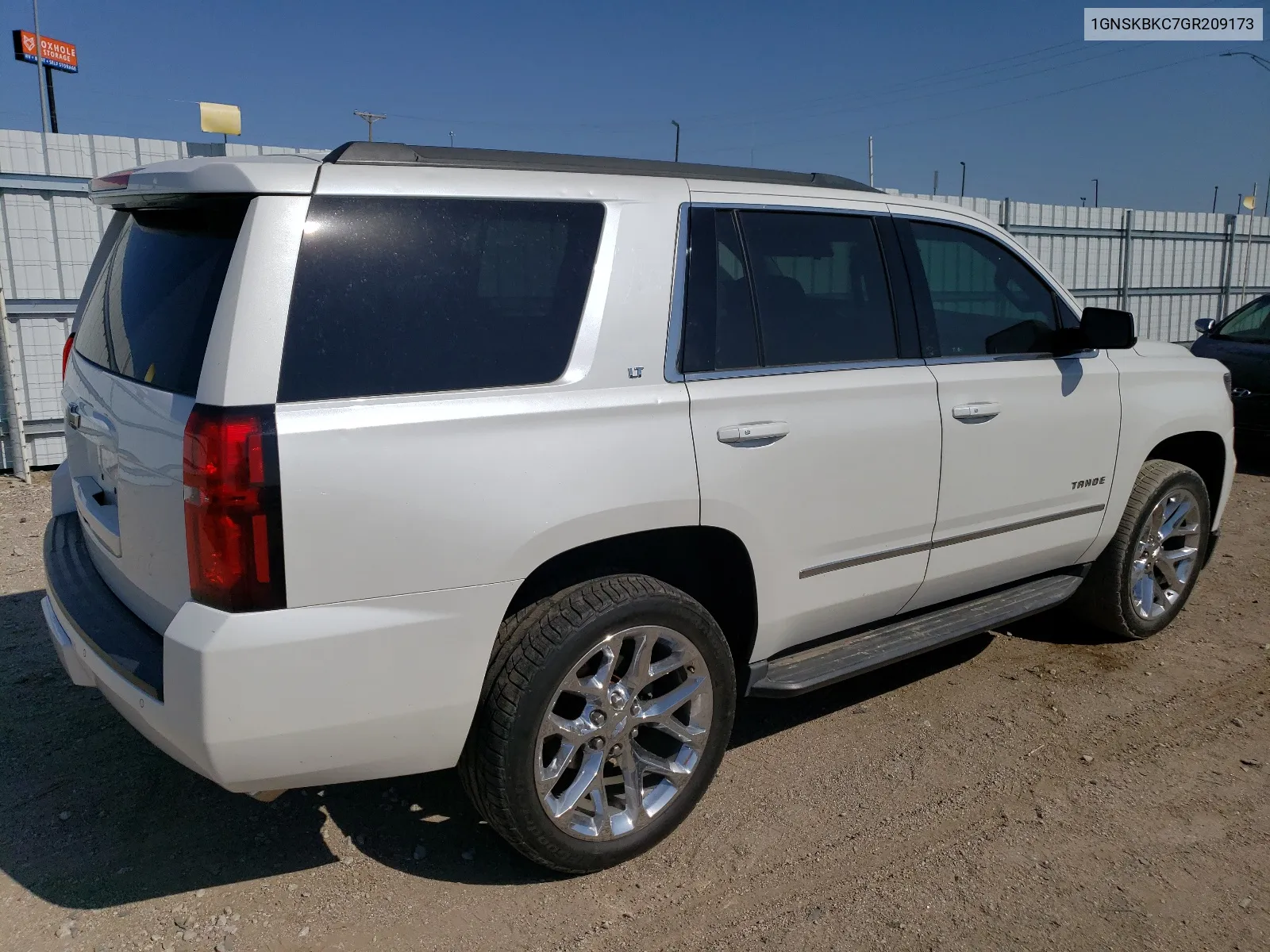 2016 Chevrolet Tahoe K1500 Lt VIN: 1GNSKBKC7GR209173 Lot: 65957634