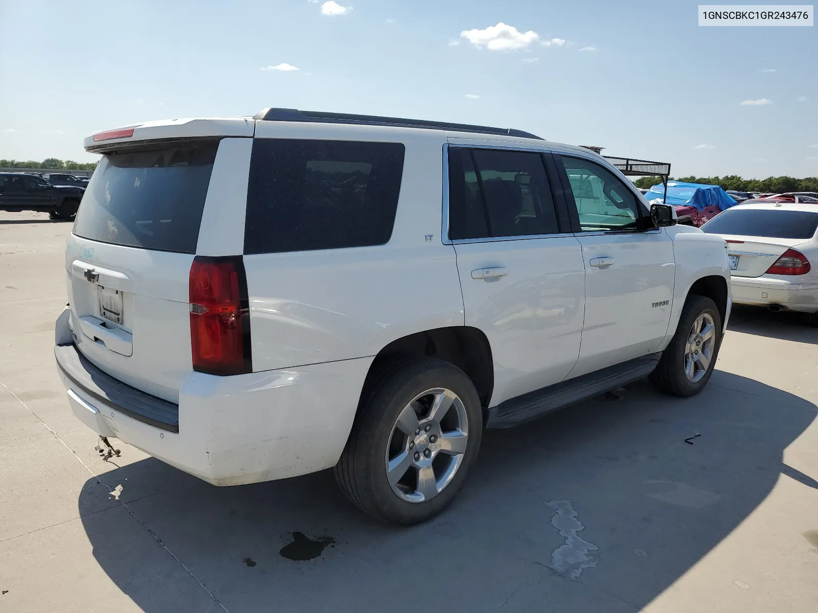 2016 Chevrolet Tahoe C1500 Lt VIN: 1GNSCBKC1GR243476 Lot: 66000884