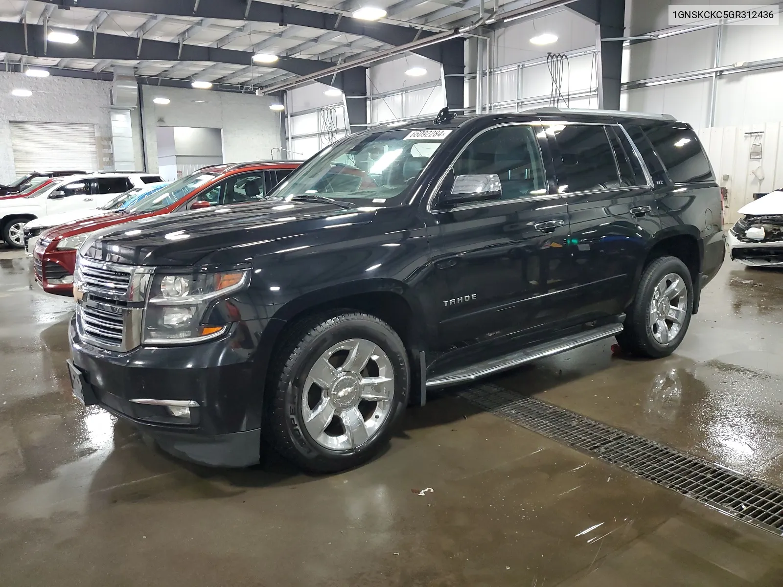 2016 Chevrolet Tahoe K1500 Ltz VIN: 1GNSKCKC5GR312436 Lot: 66092284