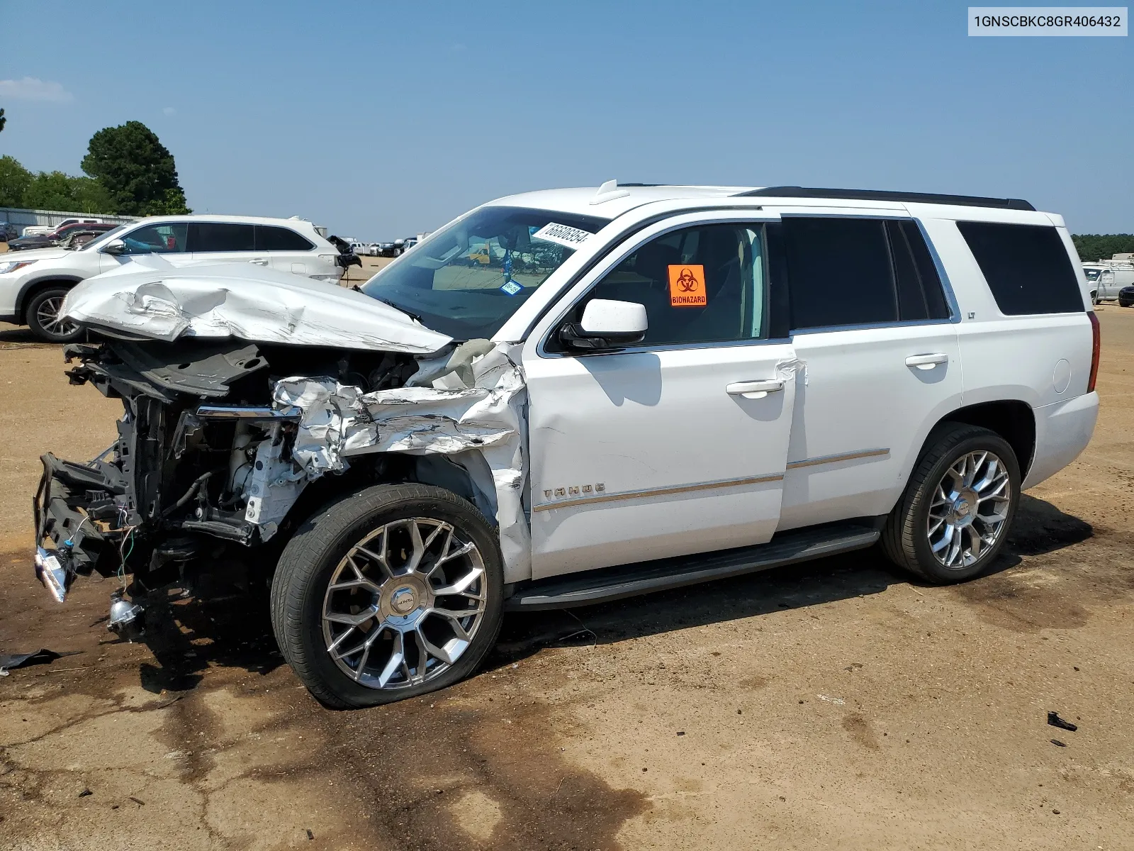 2016 Chevrolet Tahoe C1500 Lt VIN: 1GNSCBKC8GR406432 Lot: 66606954