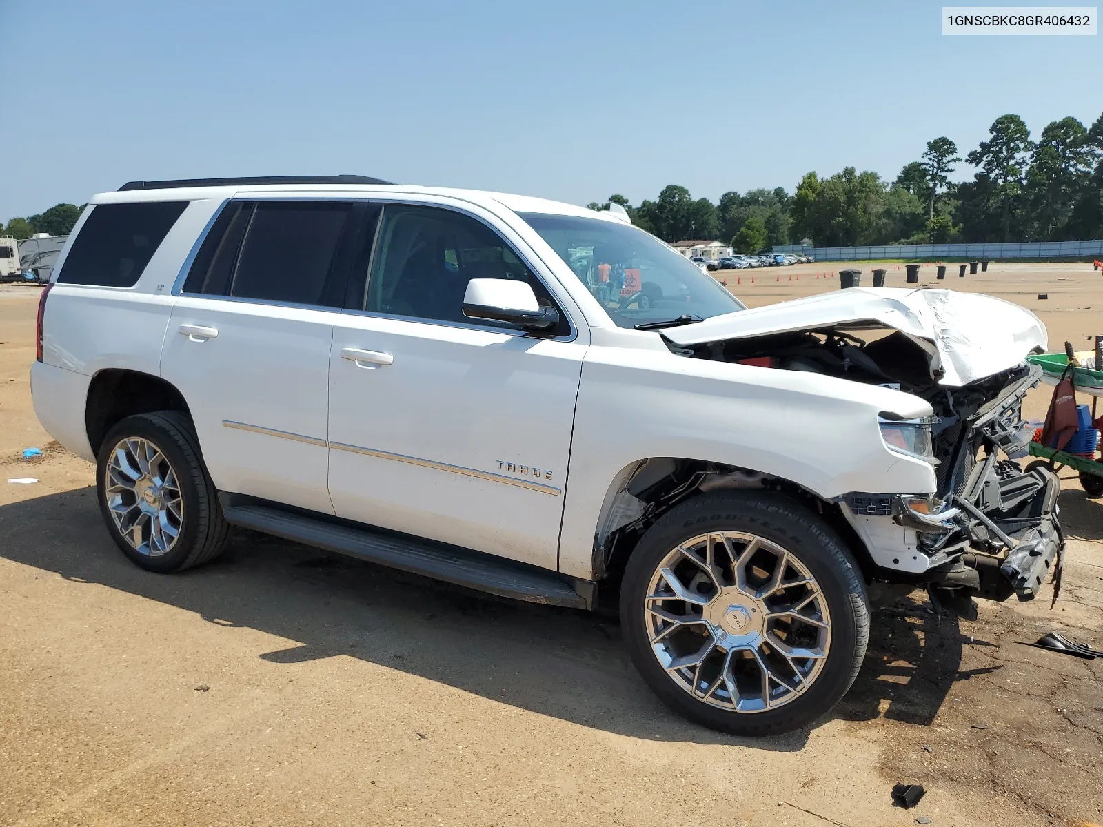 2016 Chevrolet Tahoe C1500 Lt VIN: 1GNSCBKC8GR406432 Lot: 66606954