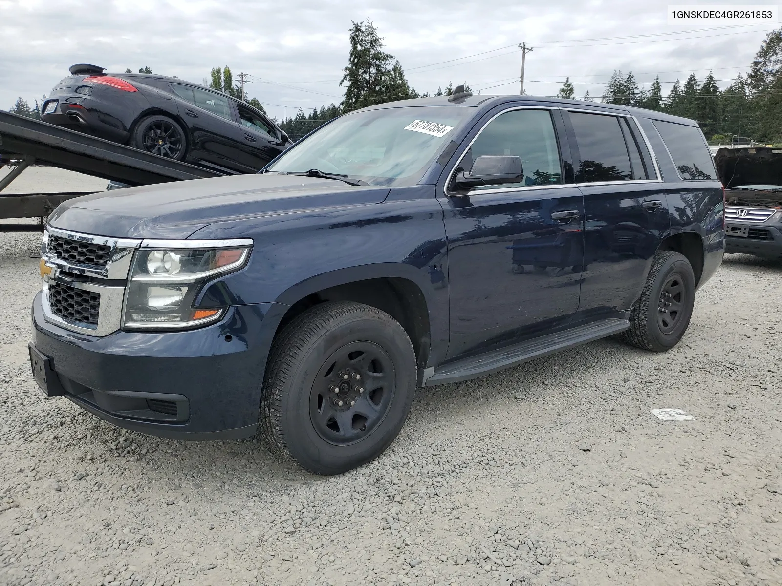 2016 Chevrolet Tahoe Police VIN: 1GNSKDEC4GR261853 Lot: 67781354