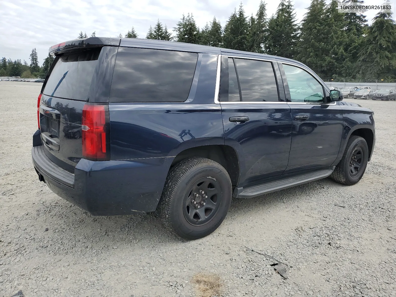 2016 Chevrolet Tahoe Police VIN: 1GNSKDEC4GR261853 Lot: 67781354