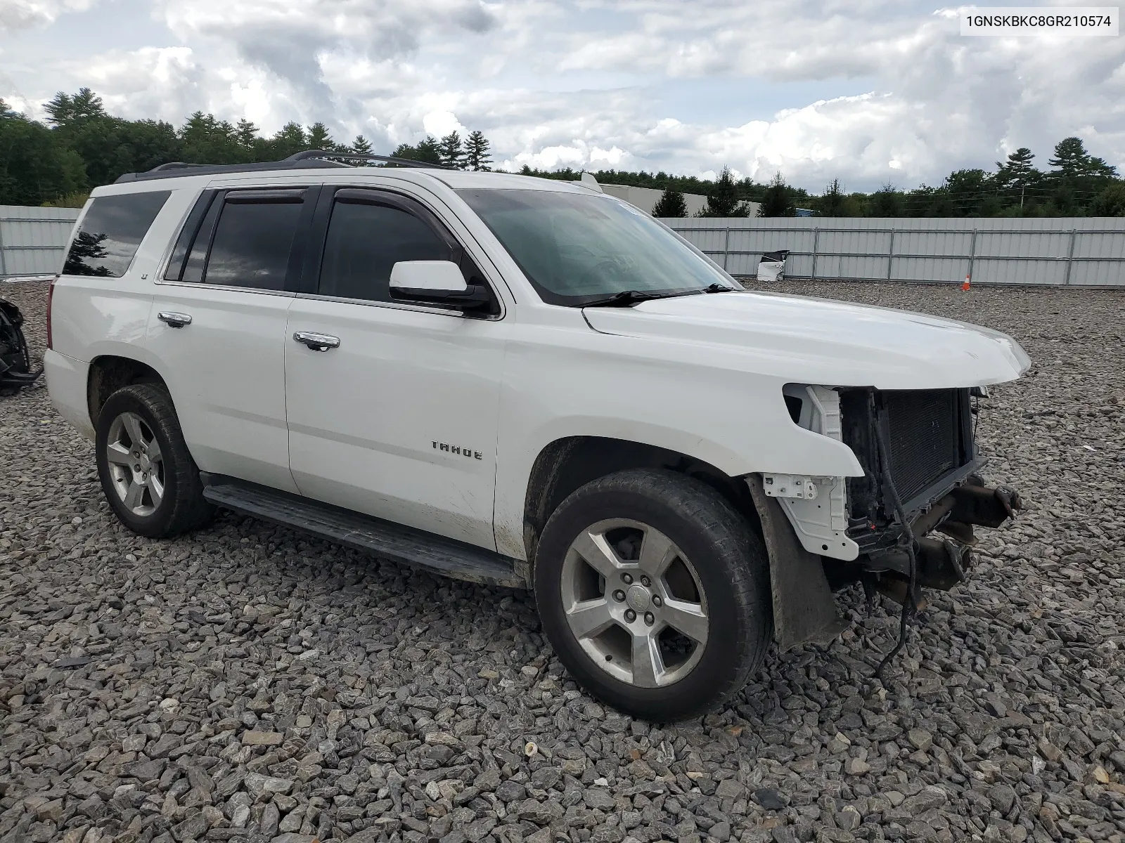 1GNSKBKC8GR210574 2016 Chevrolet Tahoe K1500 Lt