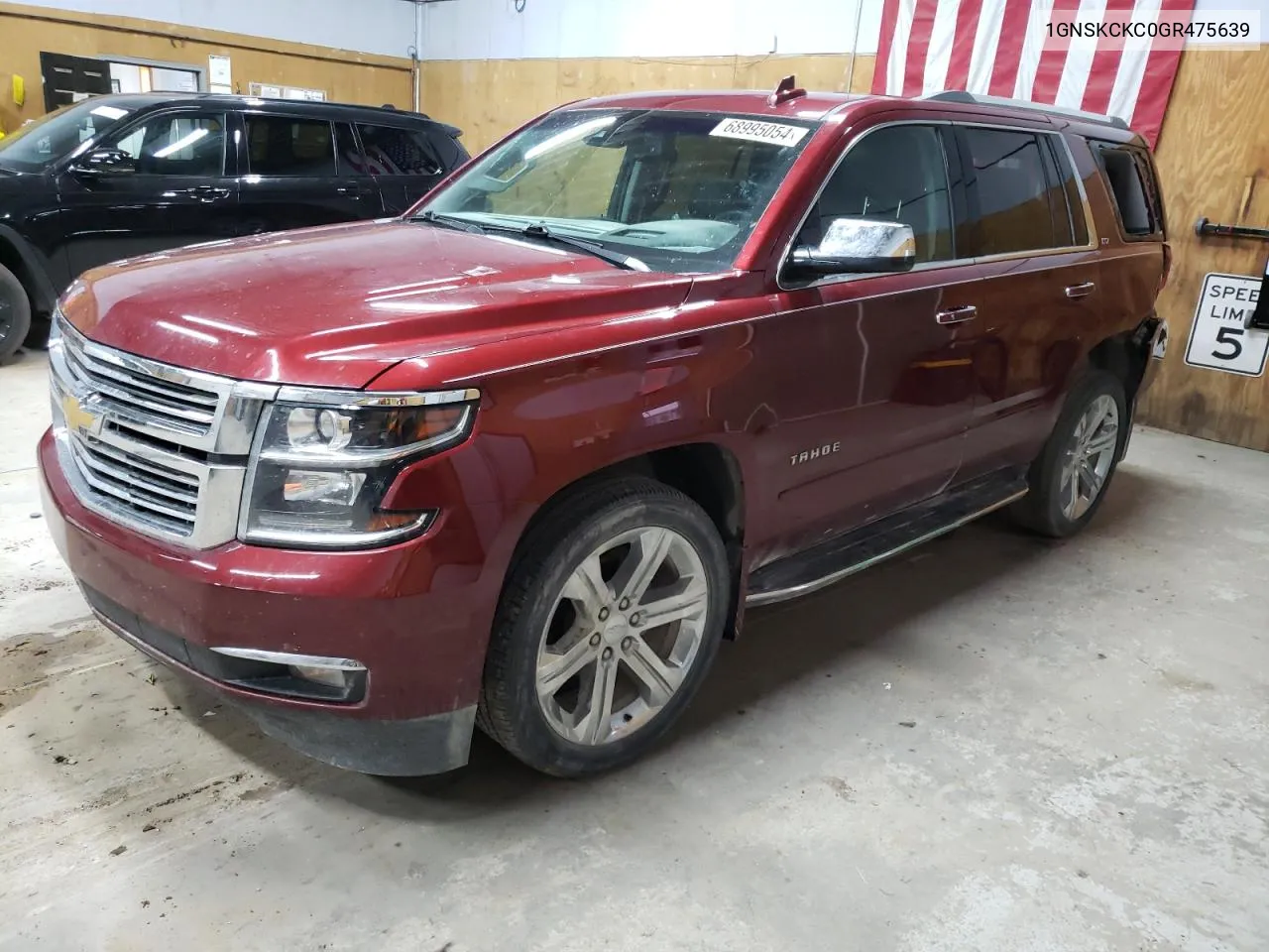 2016 Chevrolet Tahoe K1500 Ltz VIN: 1GNSKCKC0GR475639 Lot: 68995054