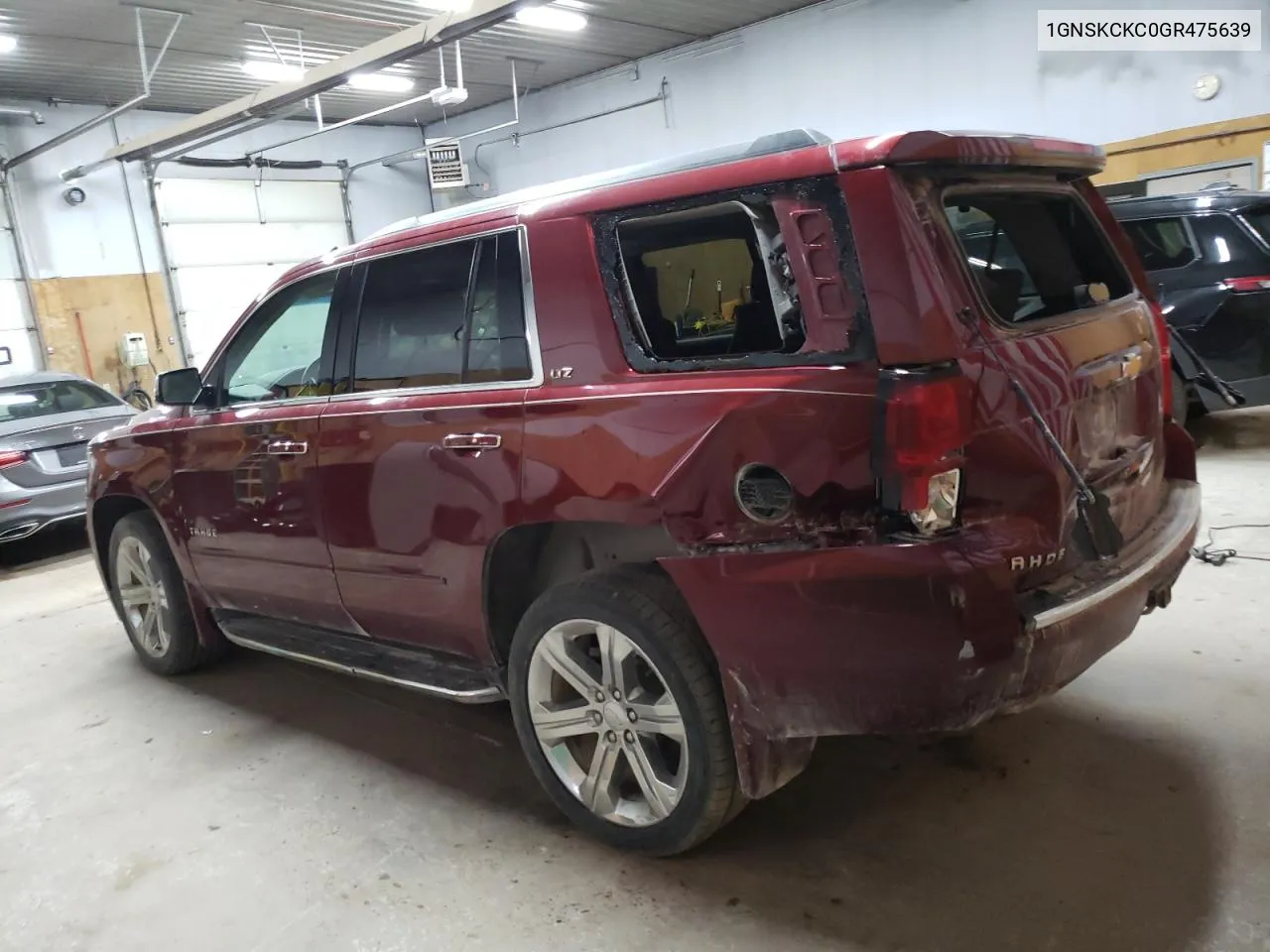 2016 Chevrolet Tahoe K1500 Ltz VIN: 1GNSKCKC0GR475639 Lot: 68995054