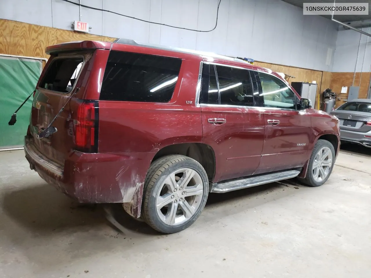 2016 Chevrolet Tahoe K1500 Ltz VIN: 1GNSKCKC0GR475639 Lot: 68995054