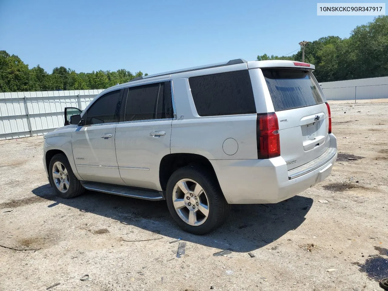 2016 Chevrolet Tahoe K1500 Ltz VIN: 1GNSKCKC9GR347917 Lot: 69071654