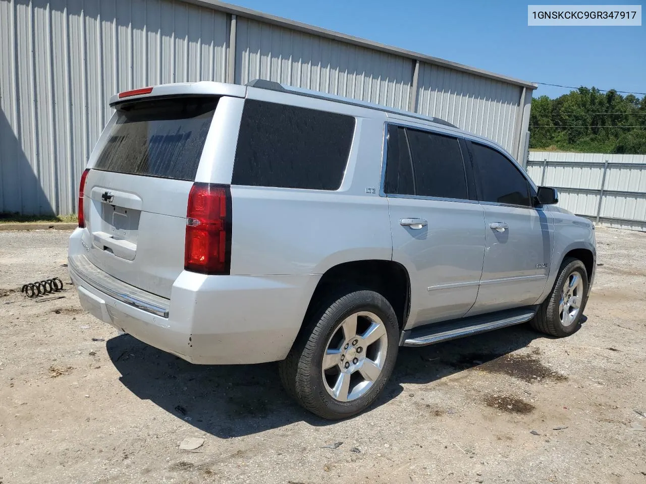 2016 Chevrolet Tahoe K1500 Ltz VIN: 1GNSKCKC9GR347917 Lot: 69071654