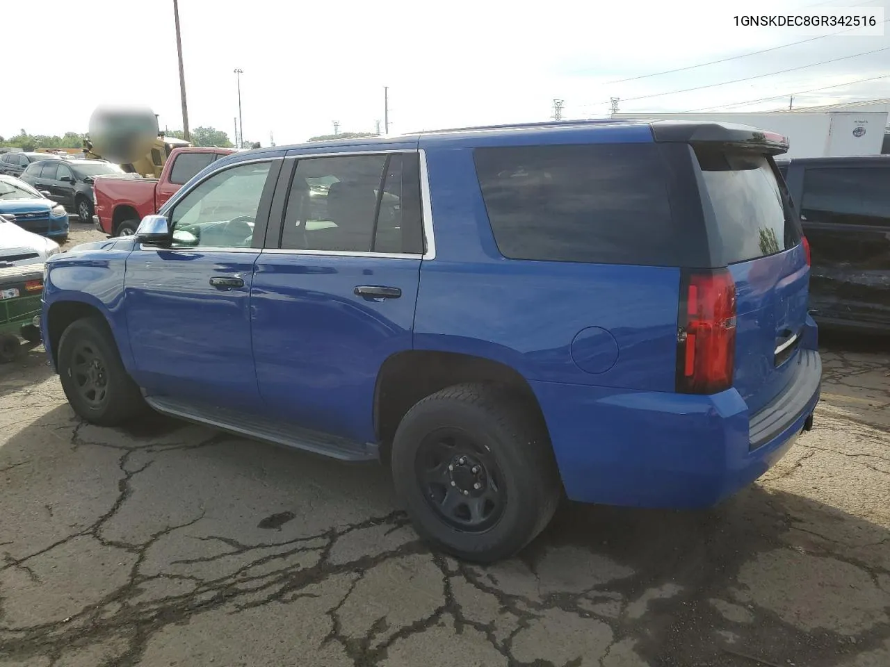 2016 Chevrolet Tahoe Police VIN: 1GNSKDEC8GR342516 Lot: 69132074