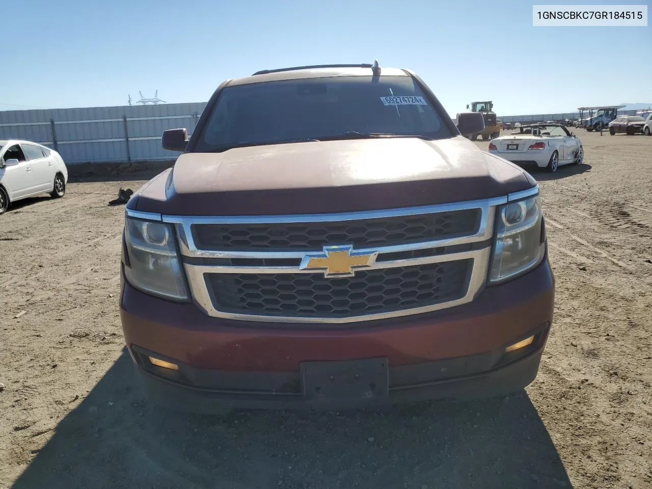 1GNSCBKC7GR184515 2016 Chevrolet Tahoe C1500 Lt