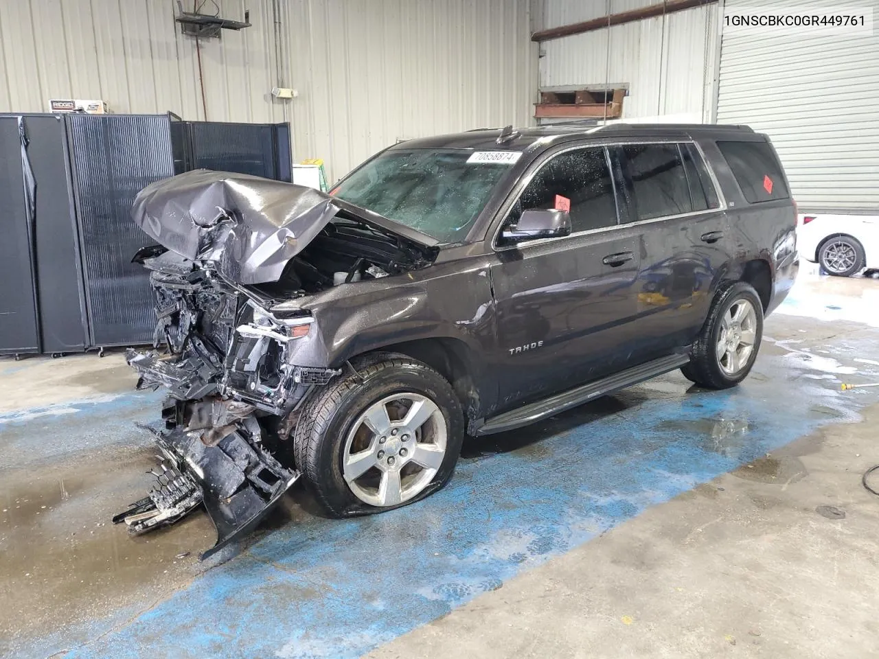 2016 Chevrolet Tahoe C1500 Lt VIN: 1GNSCBKC0GR449761 Lot: 70858874