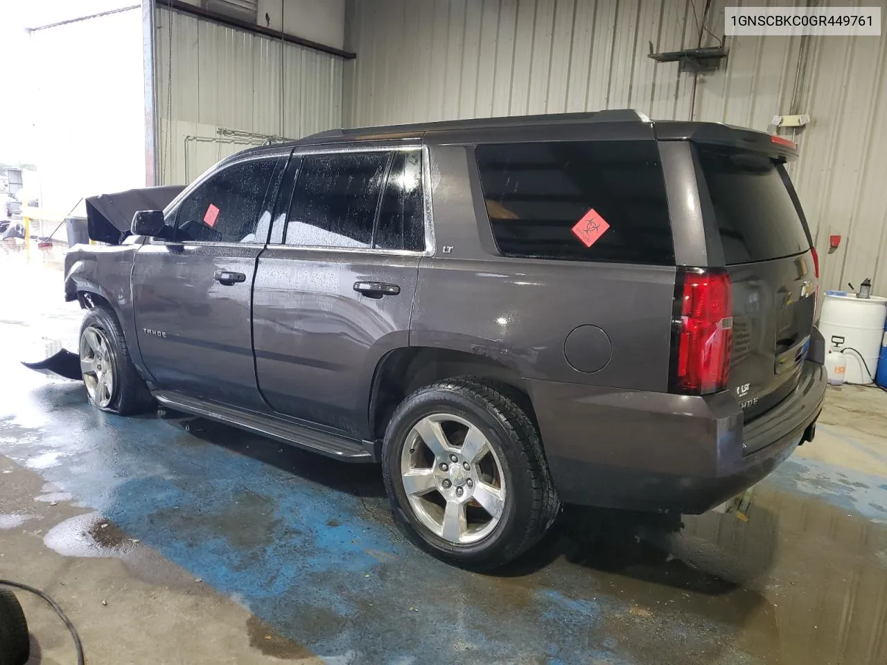 2016 Chevrolet Tahoe C1500 Lt VIN: 1GNSCBKC0GR449761 Lot: 70858874