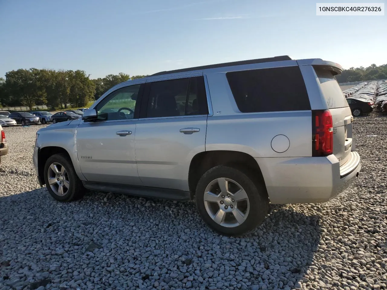 2016 Chevrolet Tahoe C1500 Lt VIN: 1GNSCBKC4GR276326 Lot: 72000344