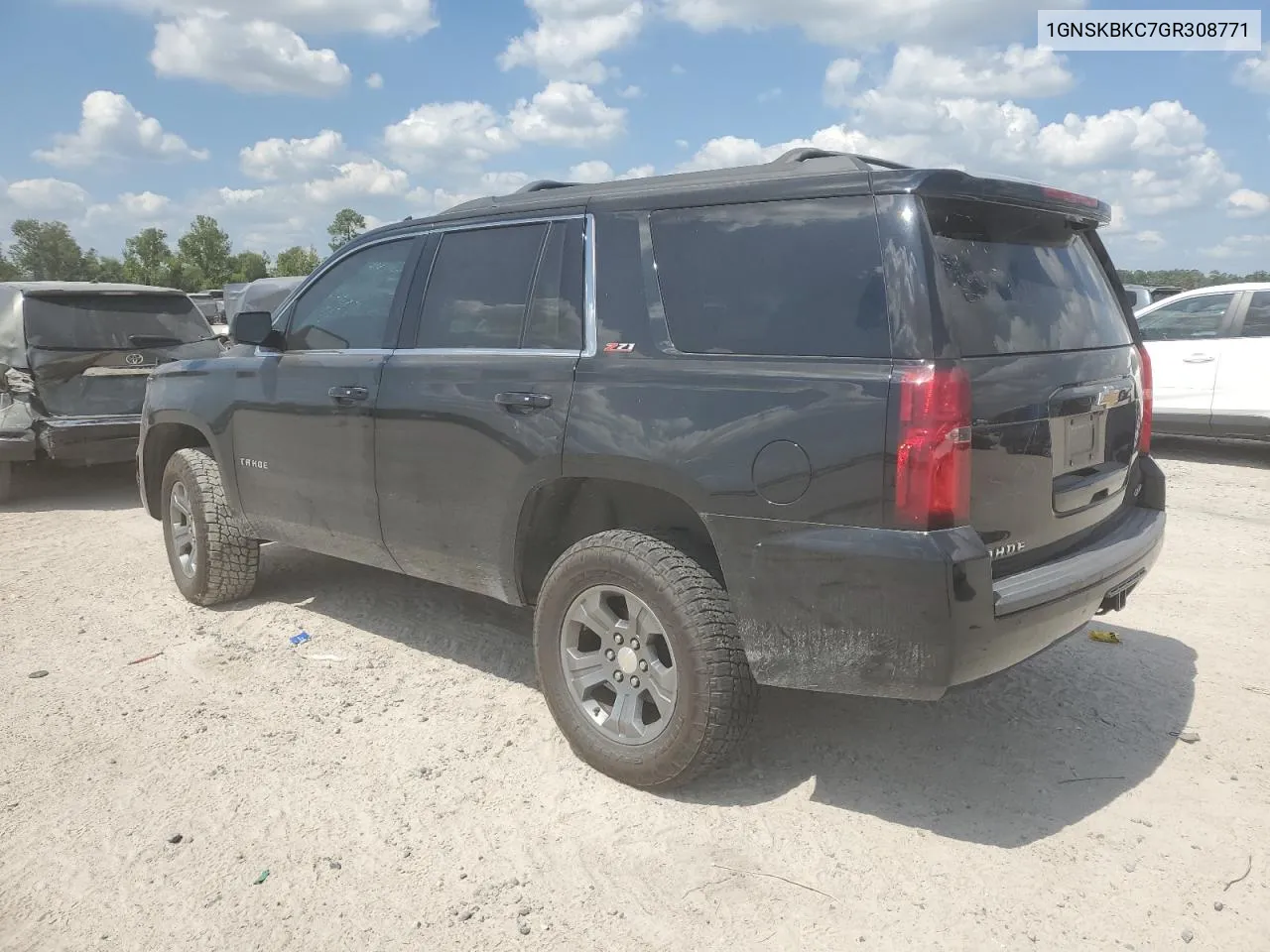 2016 Chevrolet Tahoe K1500 Lt VIN: 1GNSKBKC7GR308771 Lot: 72064324