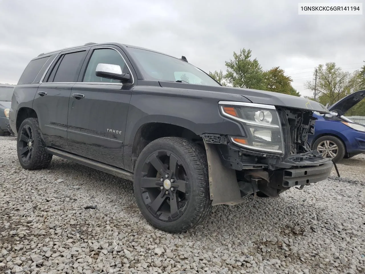 2016 Chevrolet Tahoe K1500 Ltz VIN: 1GNSKCKC6GR141194 Lot: 72174264