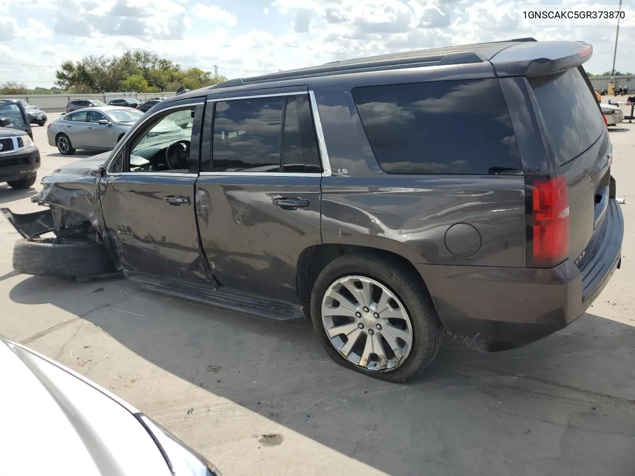 2016 Chevrolet Tahoe C1500 Ls VIN: 1GNSCAKC5GR373870 Lot: 72278734